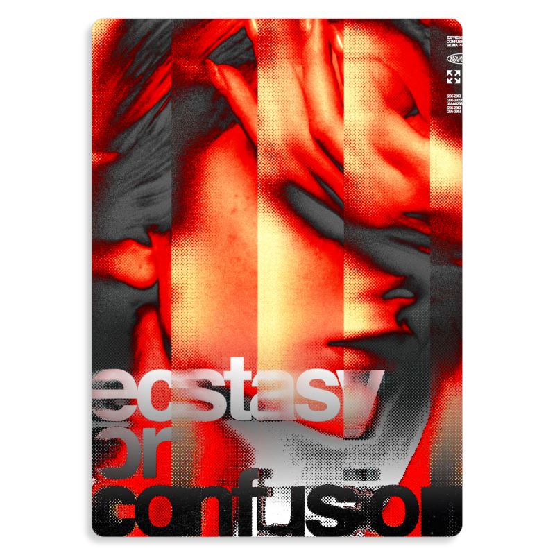 Ecstasy or Confusion Metal Poster