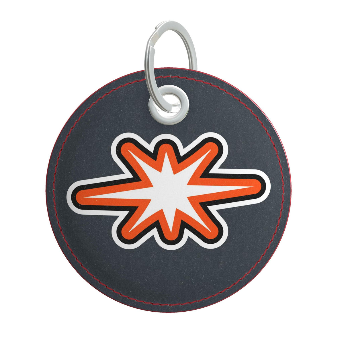 No Limits "Burst" Leather Keyring