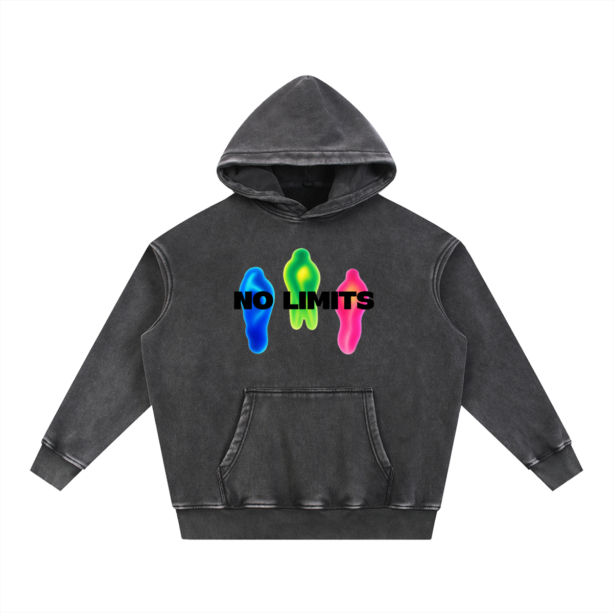 Ghost-Denim Hoodie • 355 GSM (10.5 oz)