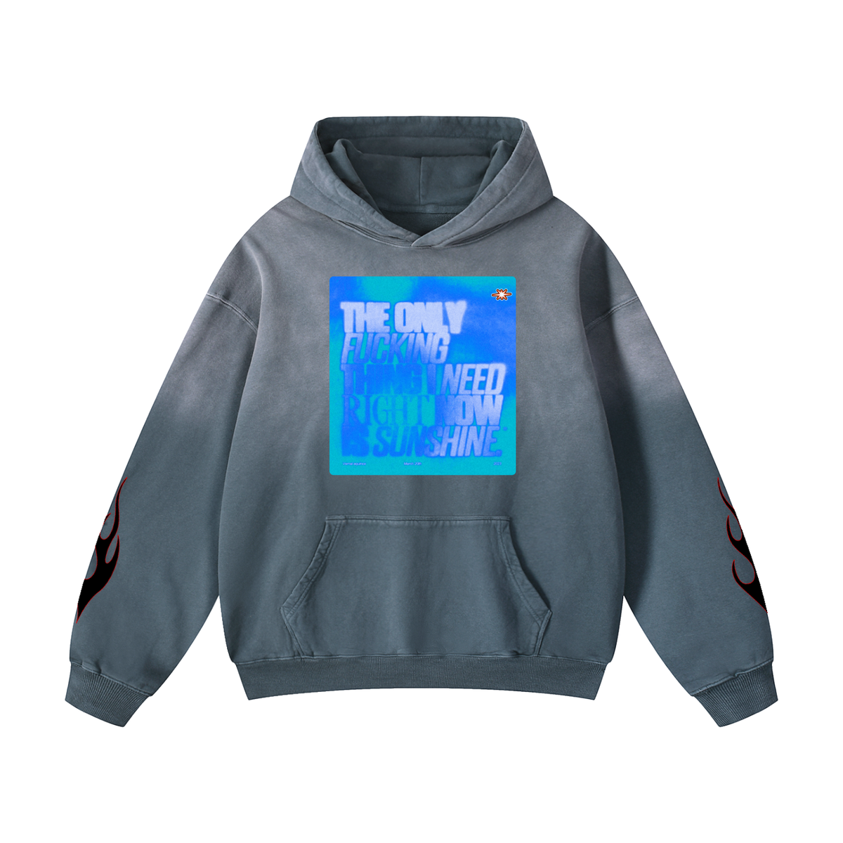 Sunfade Hoodie "Angelic Flames"