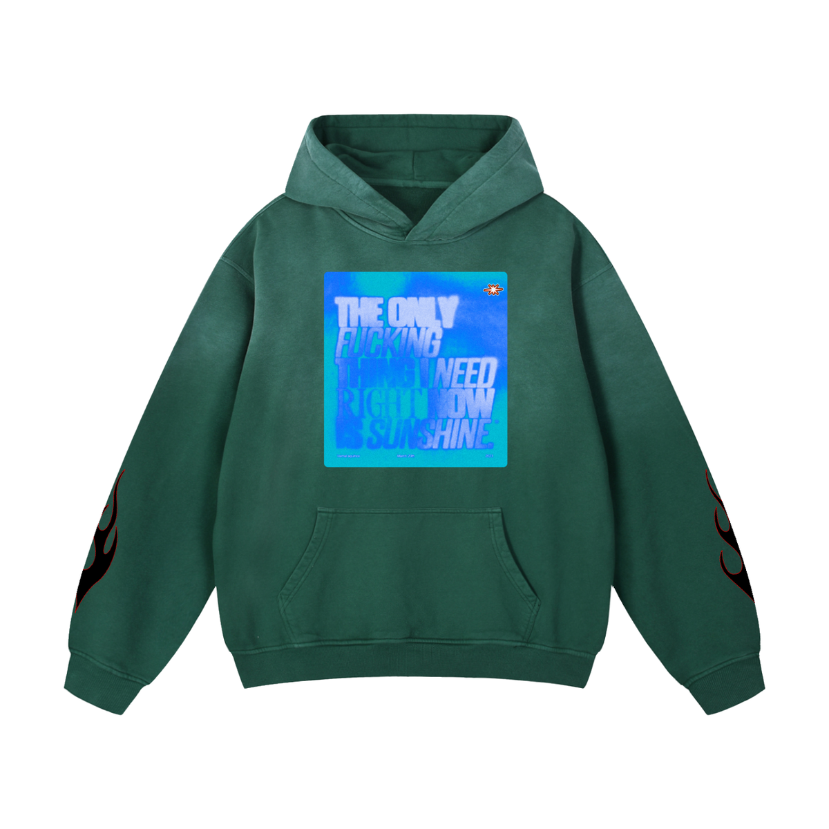 Sunfade Hoodie "Angelic Flames"