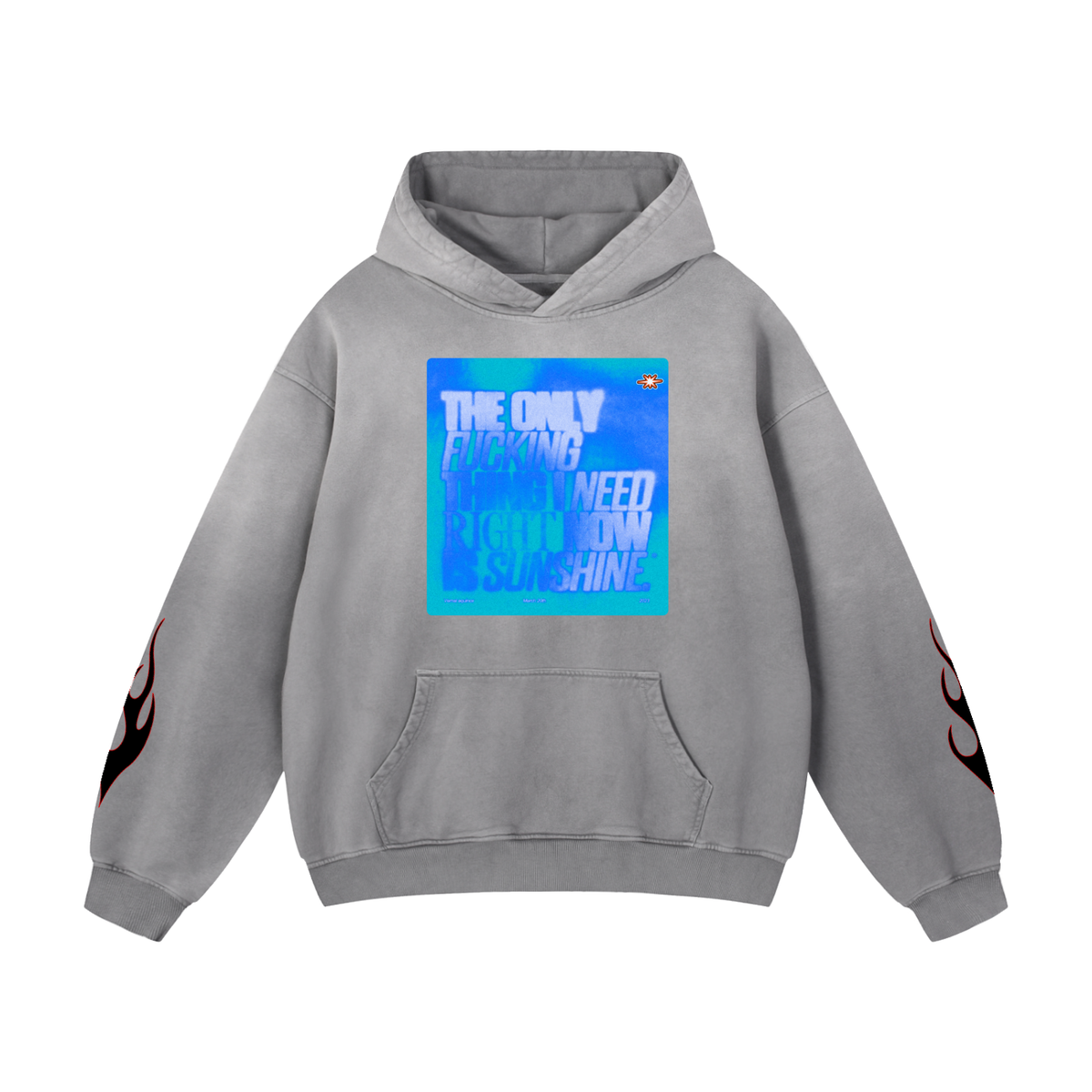 Sunfade Hoodie "Angelic Flames"