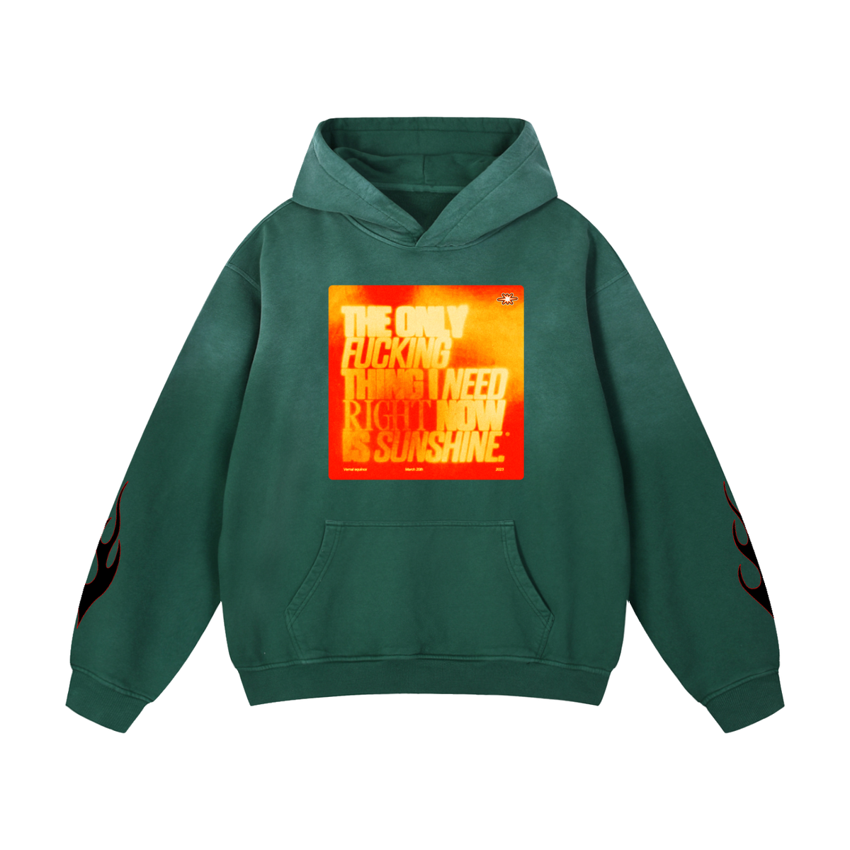 Sunfade Hoodie "Nuclear Chaos"