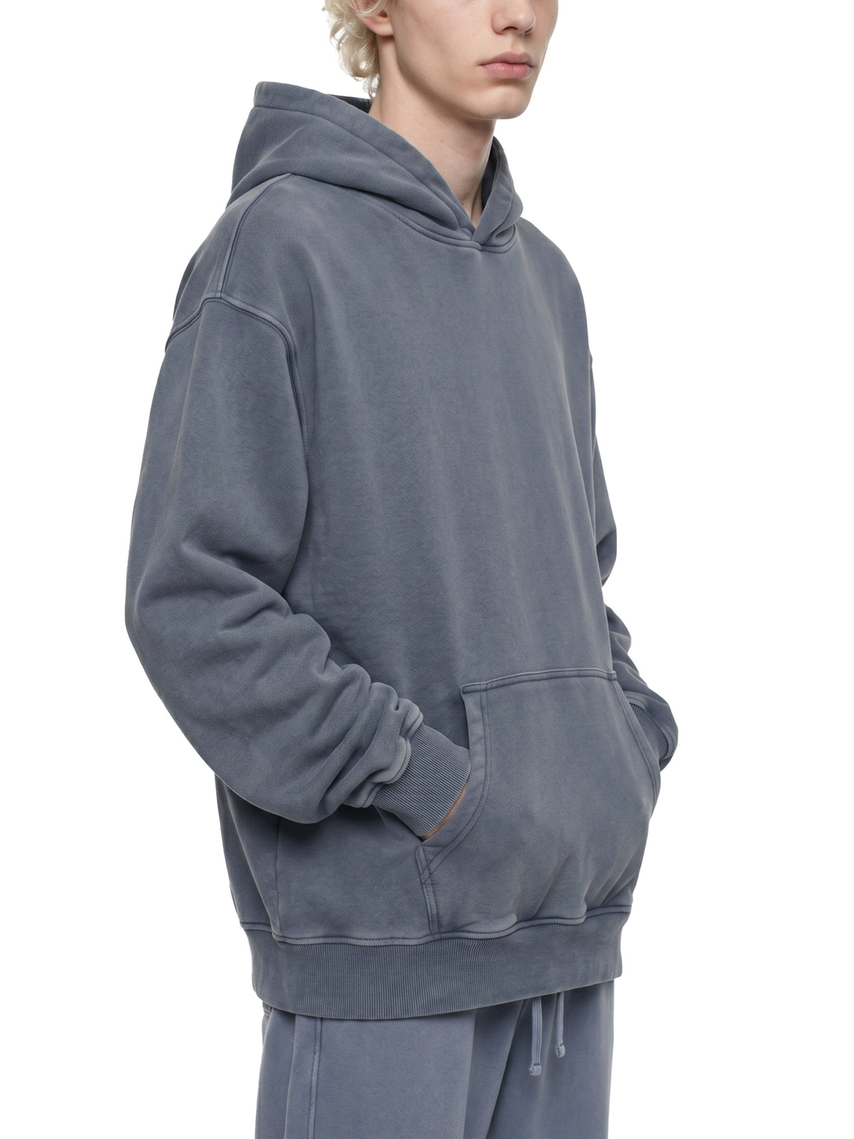 Ghost-Denim Hoodie • 355 GSM (10.5 oz)